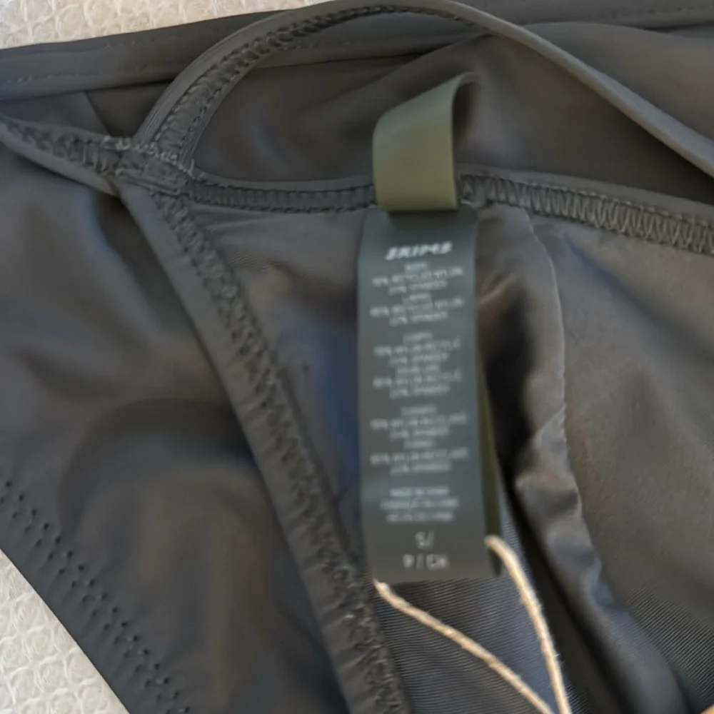 Skims recycled swim high neck top